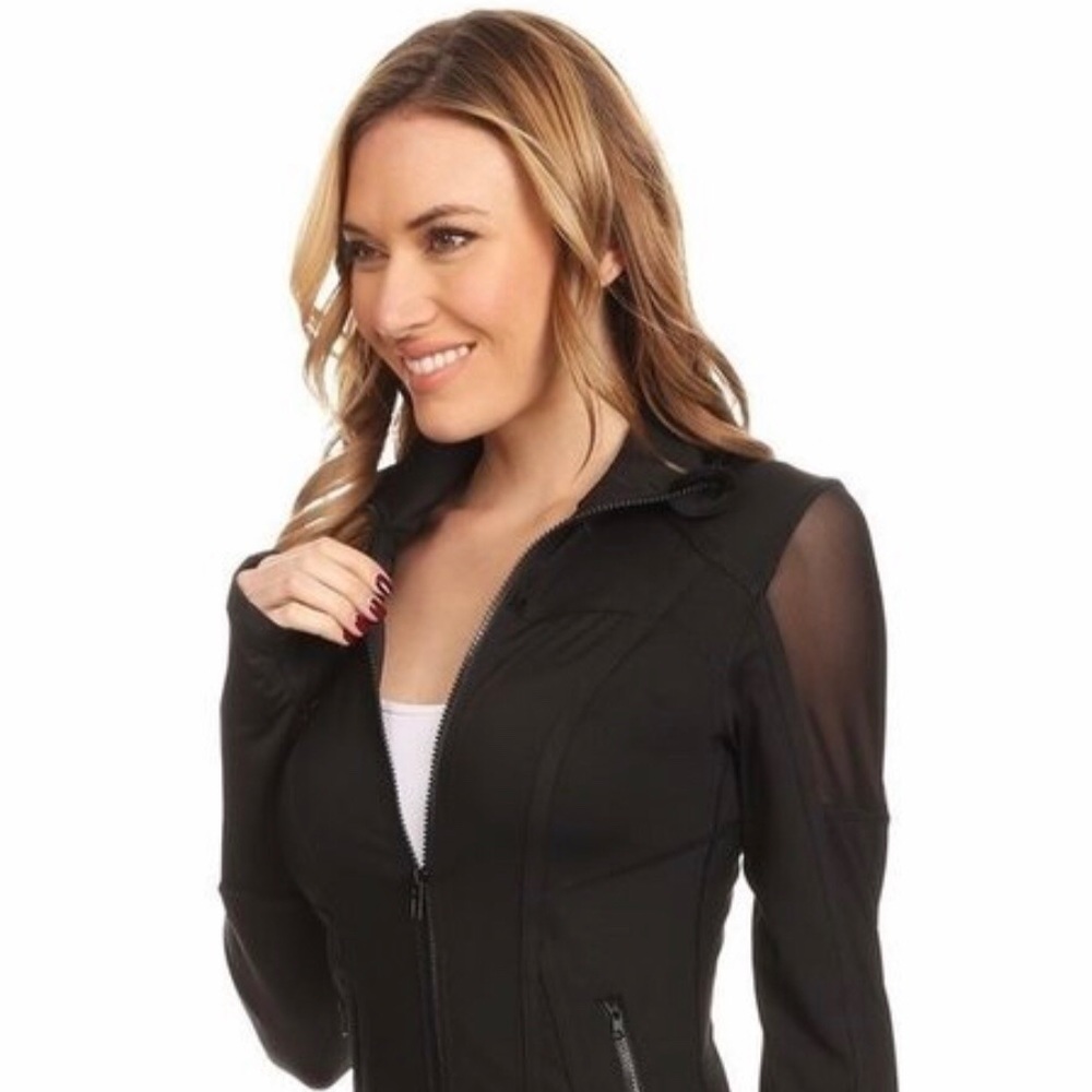 Full Zip Mesh Jacket w/ Pockets - Picture 2 of 5